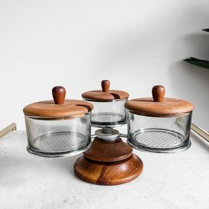 Vintage Mid-Century Serving Trio